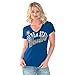 GIII For Her NBA Golden State Warriors Women's Home Field Slub V-Neck Short Sleeve Tee