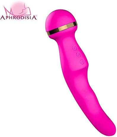 Insunte(TM) USB Rechargeable A V Se x Toys G S pot Vi bra tor Dual Function Intelligent Heating Silicone Body Massage Vi brat ors For Women[hot pink]