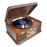 Bluetooth Compatible Classic Vintage Turntable