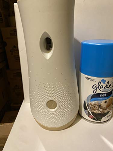Glade Automatic Spray Air Freshener Starter Kit, Pet Clean Scent, 6.2 oz