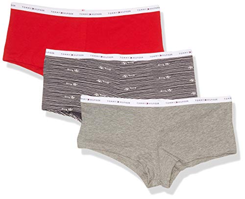 Tommy Hilfiger Awọn obinrin 3pk Owu Logoband Boyshort