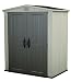Keter Factor 6x3 Large Resin Outdoor Shed for Patio Furniture, Lawn Mower, and Bike Storage, Taupe/Brown primary