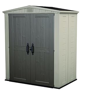 Keter Factor 6x3 Large Resin Outdoor Shed For Patio Furniture