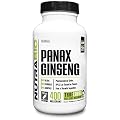NutraBio Panax Ginseng Extract 400mg 150 Vegetable Capsules
