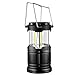 Camping Lantern with Magnetic Base Collapsible Portable LED Flashlights COB Lamp Waterproof Tent Light Survival Kit Hook Battery Operated for Emergency Hurricane Outage Outdoor Home (Pckage of 1)