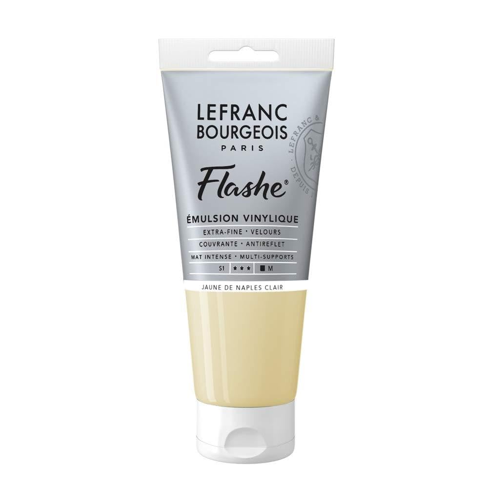 Lefranc Bourgeois Flashe, Extra-Fine Acrylic Vinyl Emulsion, Artists Quality, Naples Yellow Light, 80ml Tube — image 1