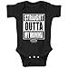 Straight Outa My Momma Baby Boys & Girls Onesie (6 Month)