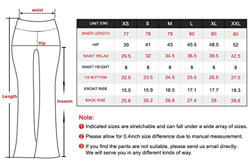 IUGA-Bootcut-Yoga-Pants-with-Pockets-for-Women-High-Waist-Workout-Bootleg-Pants-Tummy-Control-4-Pockets-Summer-Cool-Fabric-Work-Pants-for-Women-Golf-Pants