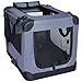 Dog Soft Crate 27 Inch Kennel for Pet Indoor Home & Outdoor Use - Soft Sided 3 Door Folding Travel Carrier with Straps - Arf Pets