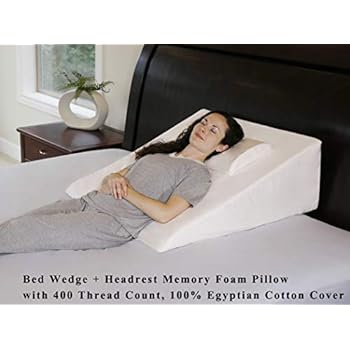 InteVision Extra Large Bed Wedge Pillow (33