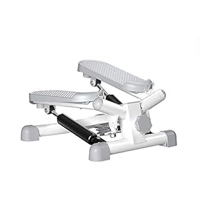 Mini Stepper, Fitness Hydraulische Stepper met Elastic Macht Touw, Up-Down-Stepper met Multifunctionele Display en…
