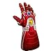 Haho Iron Man Infinity Gauntlet Iron Man Glove Infinity Stone LED Light Up Endgame Halloween Props Toy (Kids), Red