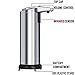 PerPik Stainless Steel Hands Free Automatic IR Sensor Touchless Soap Liquid Dispenser with Waterproof Case Best for Bathroom or Kitchen Sink