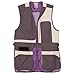 Browning Women's Trapper Creek Mesh Shooting Vest-Cream/Plum/Gray