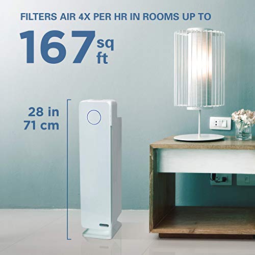 Germ Guardian RAC5350W True HEPA Filter Air Purifier for Home, Office, Large Rooms, Filters Allergies, Pollen, Smoke, Dust, Pet Dander, UVC Sanitizer Eliminates Germs, Mold, Odors (Renewed) - Thumbnail 2