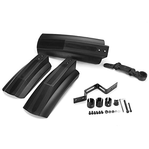 TANCHEN 26 inch Snow Bicycle Bike Front Rear Mudguard Cycling Bike Fender for Fat Tire Mountain Bike