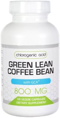Green Lean Coffee Bean | 1 Month Supply | Thermogenic Green Coffee Bean Extract | Green Coffee Bean seen in FFW article Aug 2012