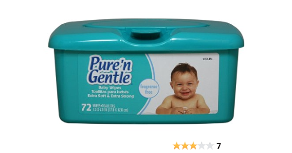 pure n gentle baby wipes