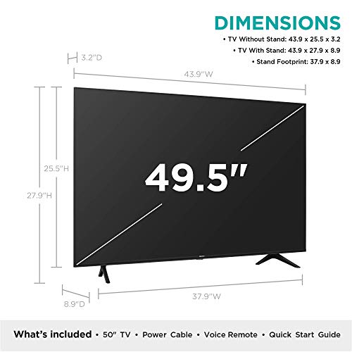 Hisense 50-Inch Class H6570G 4K Ultra HD Android Smart TV with Alexa Compatibility (50H6570G, 2020 Model) - Image 2