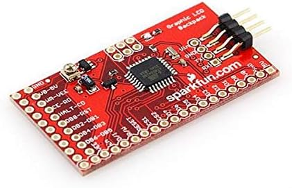 Development Boards & Kits - AVR Graphic LCD Serial Backpack (LCD-09352)
