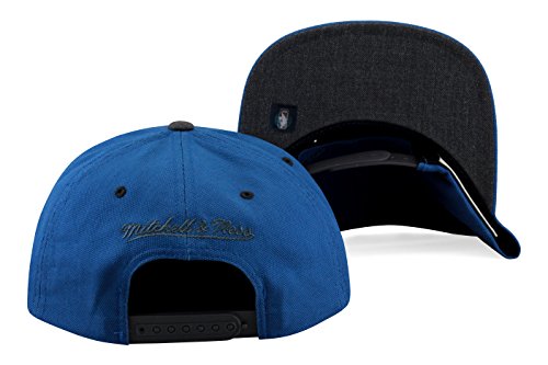 image for Mitchell & Ness Golden State Warriors Snapback Hat All Blue Canvas/Cha