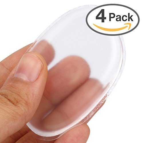 Silicone Makeup Sponge, ESARORA 4 Pack Premium Silicone Beauty Sponge for Makeup Concealer and Foundation - Makeup Blender Sponges Foundation Applicator for Cosmetic Blending