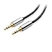 Cable Matters 2-Pack Gold Plated 3.5mm Stereo Audio Cable in Black 3 Feet