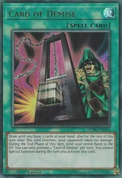Amazon 遊戯王 Dupo En050 命削りの宝札 Card Of Demise 英語版 1st Edition ウルトラレア Duel Power トレカ 通販