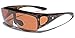 Polarized Flip Up Fit Over Sunglasses with Side Shields