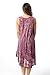 Riviera Sun Rayon Crepe Marble Sleeveless Umbrella Dress 21840-PUR-3X Purple