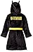 DC Comics Big Boys' Batman Velvet Fleece Hooded Robe, Black, Small