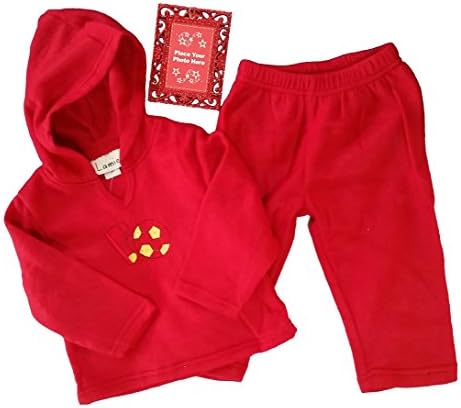 2 Piece Red outfit infant (12 months) plus keepsake photo frame