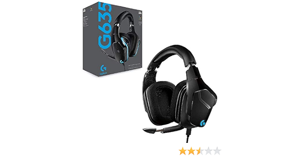 Logitech 981-000826 G635 Wired 7.1 Surround Sound Lightsync Gaming Headset: Gaming  Headsets: Amazon.com.au