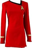 CosplaySky Star Trek Dress Costume The Female Red Duty Uniform Medium