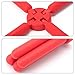 SourceTon 6 Pack Non-Slip Foldable Silicone Trivets in Cute Colors, Silicone Pot Holder, Hot Pad, Pot Holder, Free Bonus Spoon Rest/Balloon Whisk Rest