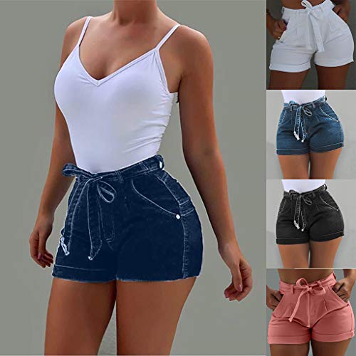 Deloito-Sommer-Stretch-Hotpants-Damen-Mode-Jeans-Shorts-Sexy-Bequeme-Hohe-Taille-Denim-Kurz-Hosen-mit-Taschen
