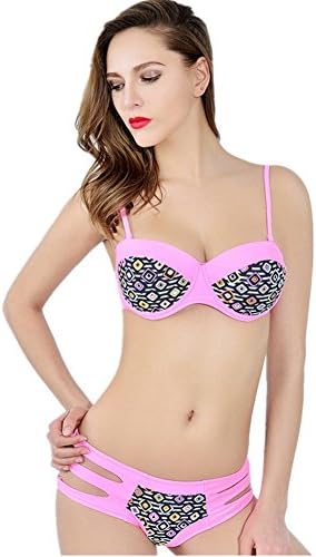 ZhouTai Floral Sexy Steel Prop Bikini Swimwear