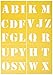 Darice 121729 Block Style Font Upper Case Alphabet Stencil, 2-Inch