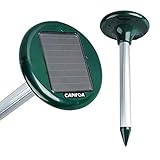 CAMTOA Ultrasonic Solar Powered Pest Repeller Get Rid Of Mice Mole Mouse Snake for Outdoor Lawn Garden Yards