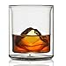 CoastLine Kitchen Double Wall Whiskey Glass Set | Scotch Cocktail Glasses Set of 2-6.7 Ounces Each | Manhattan Style with Reduced Condensation | Dishwasher Safe | Insulated Glassware Tumbler