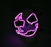 2017 Halloween Horror Light Up Clown Mask - Scary Mask Halloween Cosplay Led Costume El Wire Mask (Pink)