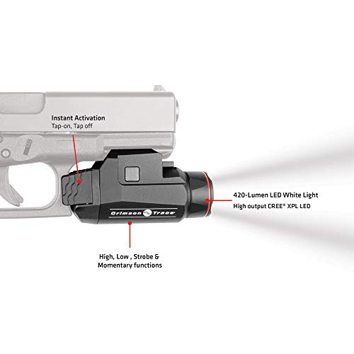 Crimson Trace CMR-208 Rail Master 420 lm. Tactical Light, Universal, Black - Thumbnail 3