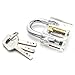 MICG A-bloy Cutaway Lock Transparent Training Skill Professional Visible Practice Padlocks Lock Pick for Locksmith