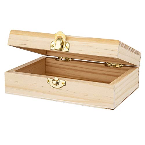 1 Darice+Unfinished+Wood+Craft+Box