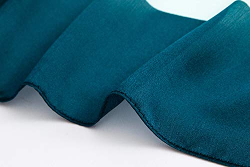 Bellonesc Silk Scarf 100% silk Long Lightweight Sunscreen Shawls for Women (mix19) - Thumbnail 5