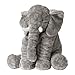 Huggable Soft Elephant, 22 Inch, Grey Stuffed Animal Plush