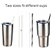 BESU 25 Pieces Reusable Straws Fit for Tumbler Mason Jar with Cleaning Brush(9 Inch and 10.5 Inch)