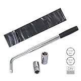 Cartman Telescoping Lug Wrench, Wheel Wrench - Standard Socket (4 sockets) ()