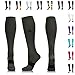 NEWZILL Medical Compression Socks for Women & Men Circulation 20-30 mmHg, Best for Running Athletic Hiking Travel Flight Nurses (Gray, L/XL)