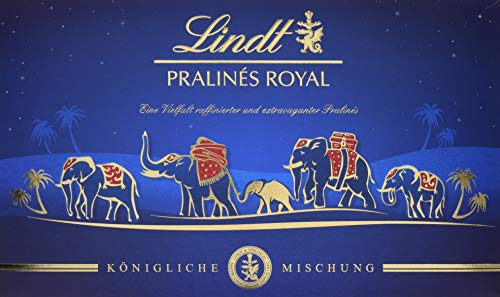 Lindt Schokolade - Royal Pralinen | 300 g | Pralinés-Schachtel mit 30 feinsten Pralinen in 15 königlichen Sorten mit und…